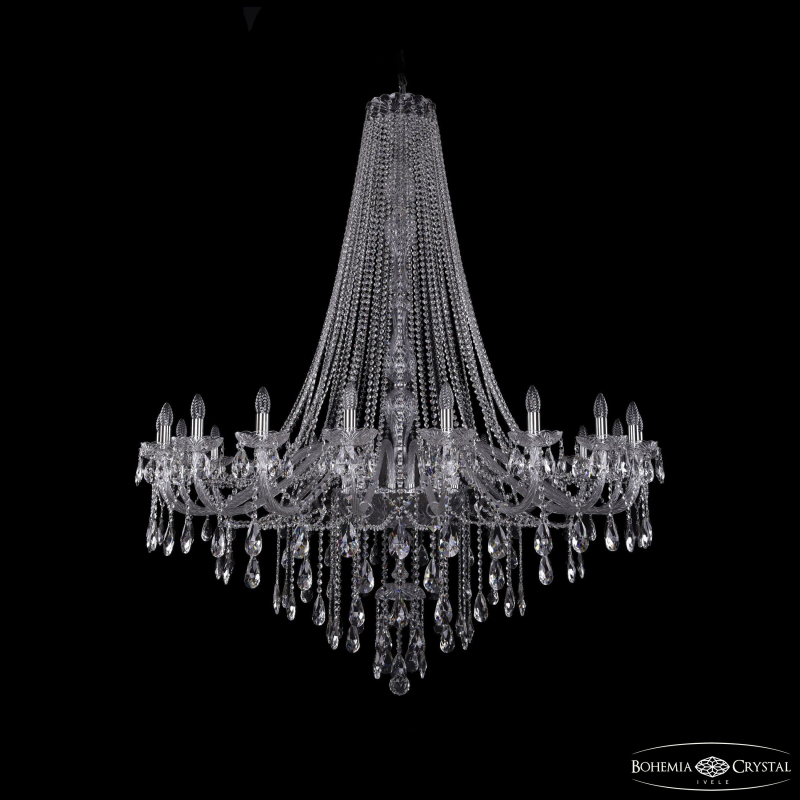 Подвесная люстра Bohemia Ivele Crystal 1415/20/530/h-180 Ni
