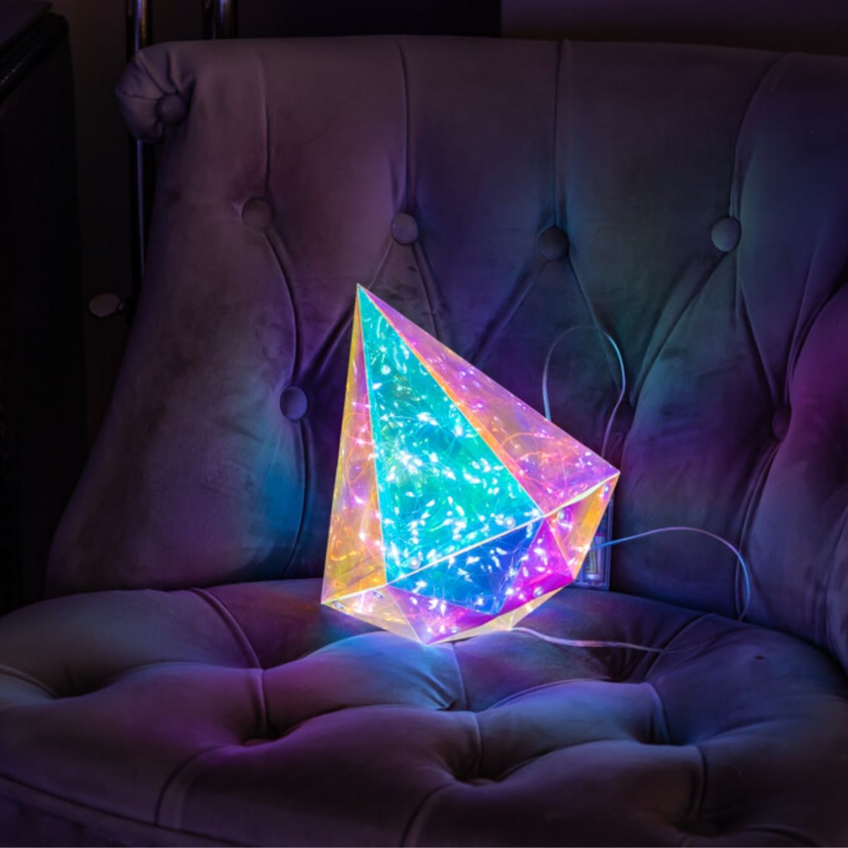 Светильник декоративный Брильянт на батарейках Uniel ULD-R507 3АА DIAMOND UL-00011057