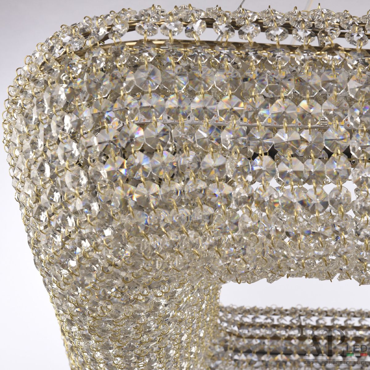 Подвесная люстра Arte Perfetto Luce Rimini S504.0.80.A.4000.Gold