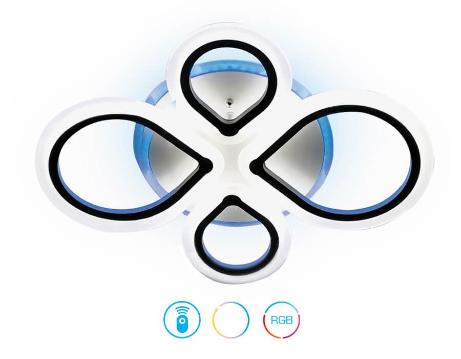 Потолочная светодиодная люстра Ambrella Light Acrylica Original FA520