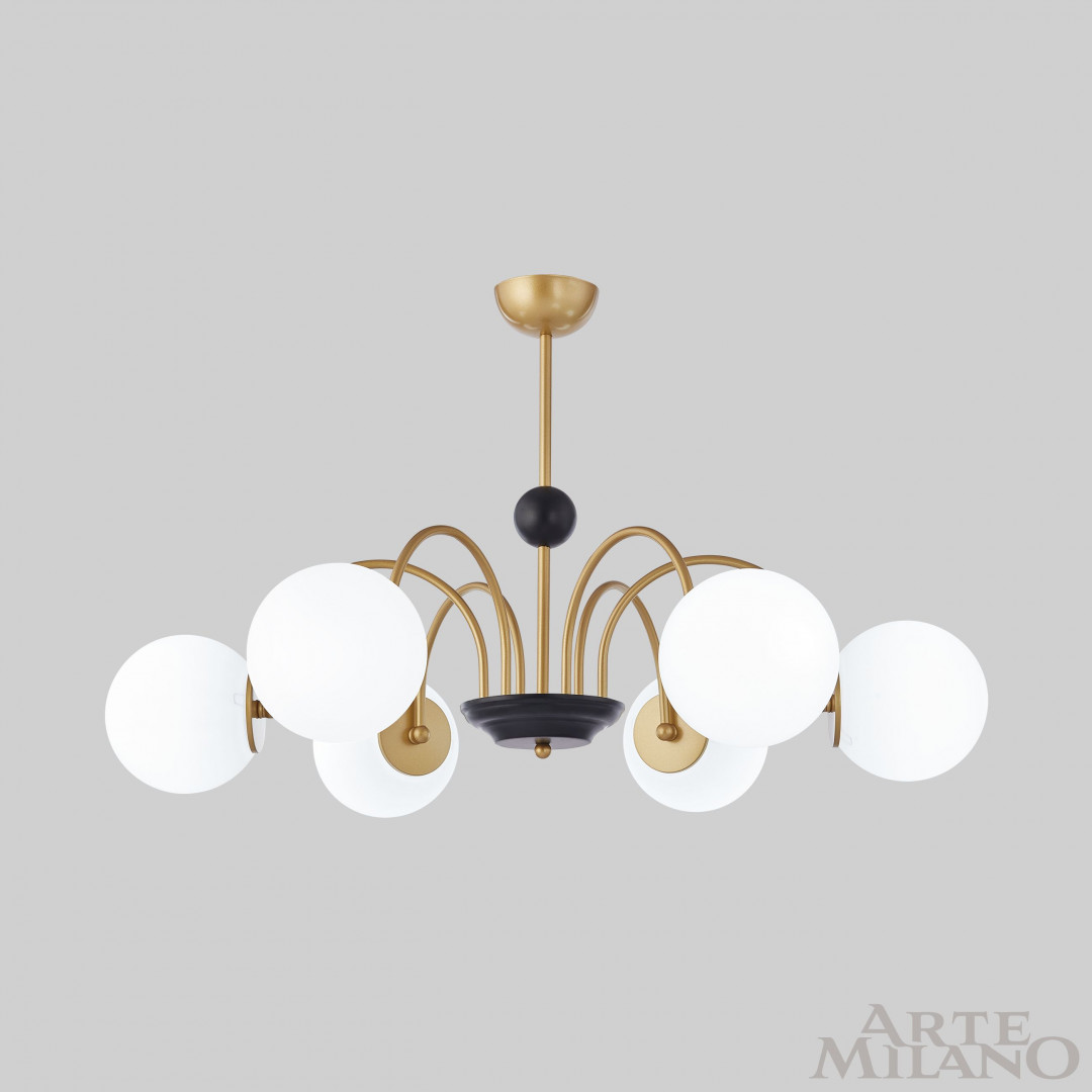 Люстра на штанге Arte Milano Napoli 312066/D850/6 BS/BK