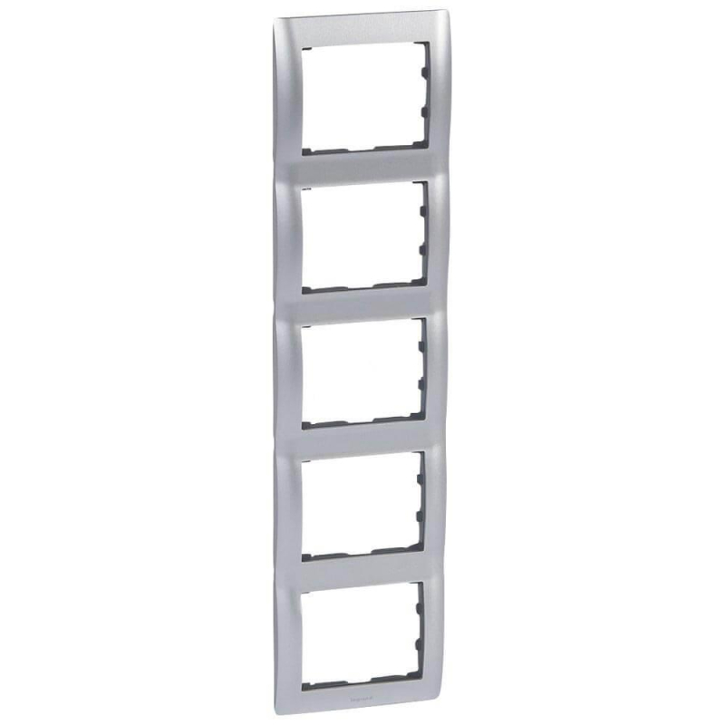 Рамка 5-постовая Legrand Galea Life тертый алюминий 771959
