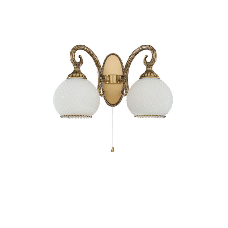 Бра бронзовое бронза Reccagni Angelo A 8400/2