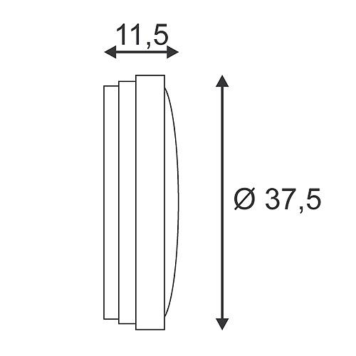 Уличный настенный светильник SLV Dragan 232504