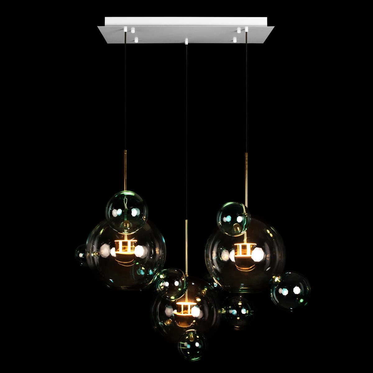 Подвесная люстра Loft IT Bolle 2027-S3 Blue