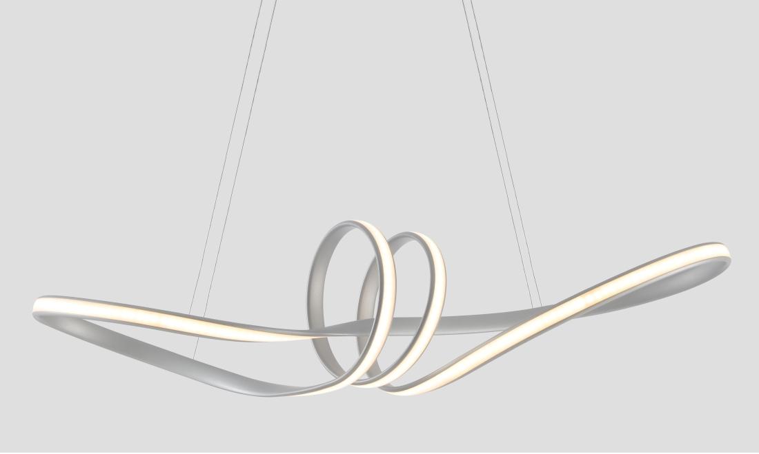 Подвесной светодиодный светильник Crystal Lux Amigo SP L700 Silver