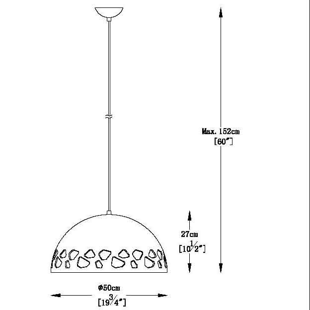 Подвесной светильник Lucide Joram 70480/50/31