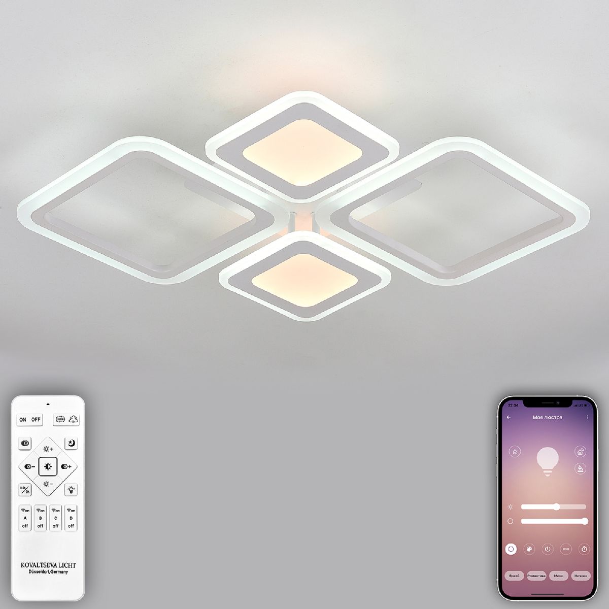 Потолочная люстра Natali Kovaltseva Mujus LED LAMPS 81189