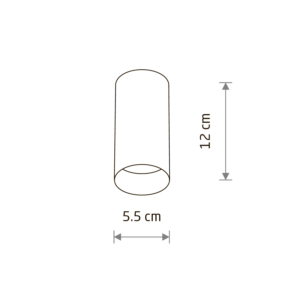 Накладной светильник Nowodvorski Mono S Gray 10785