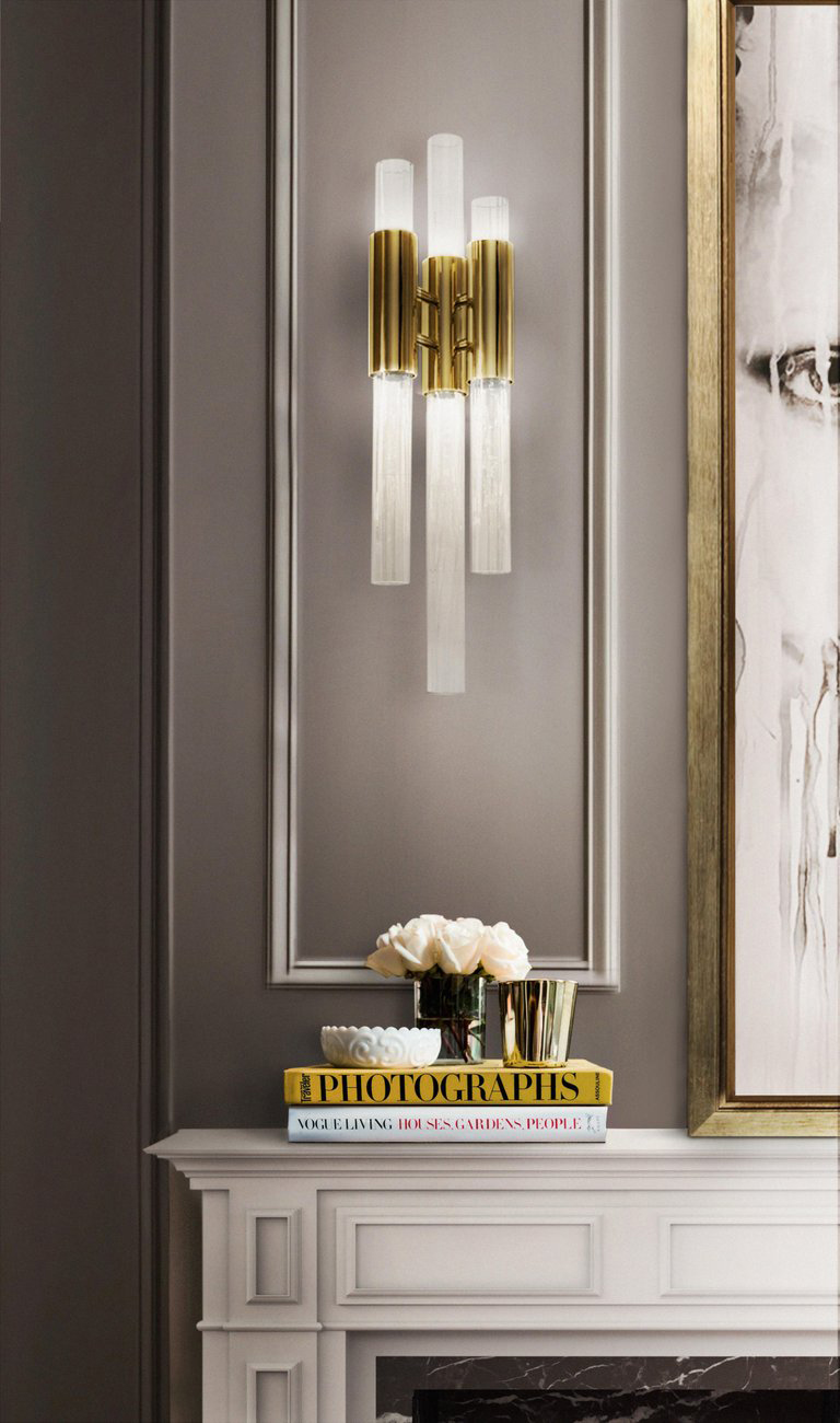 Настенный светильник Delight Collection Waterfall KR0984W-6 gold