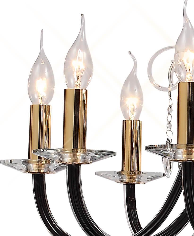 Подвесная люстра Lumien Hall Лива 1025/5P-AB-WT