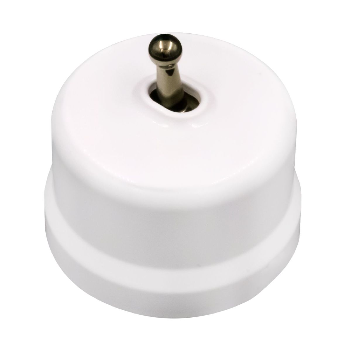 Выключатель одноклавишный тумблерный Bironi Лизетта B1-230-21-B