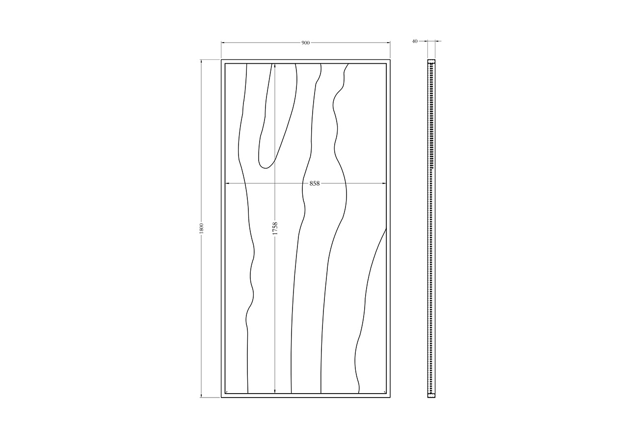 Зеркало Garda Decor KFG207