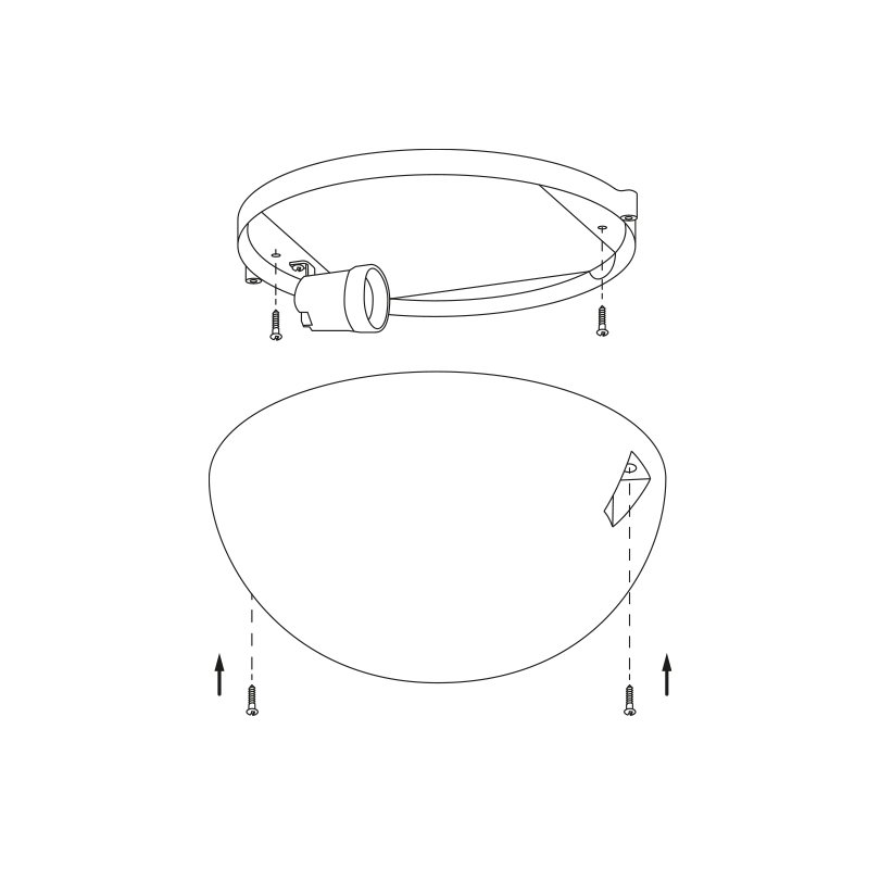 Настенно-потолочный светильник Wolta ДПБ06-60-012