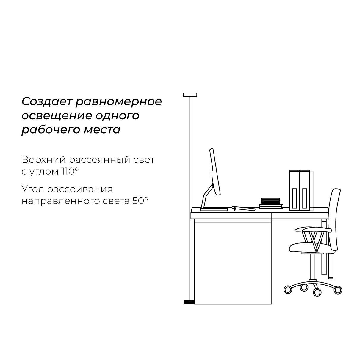 Торшер Lumker AMBER-F-SL-NW 006301