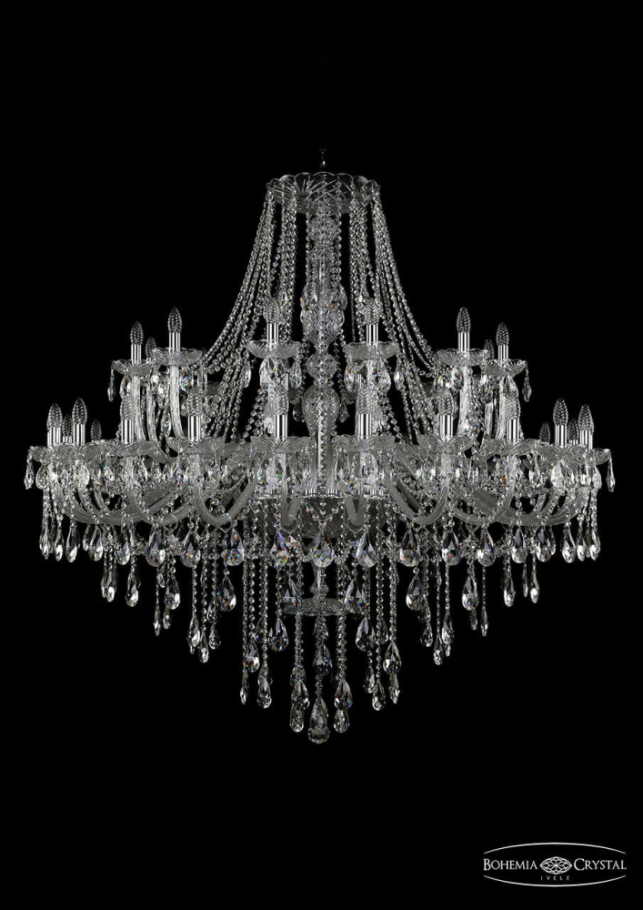 Подвесная люстра Bohemia Ivele 1415/24+12/530/Ni