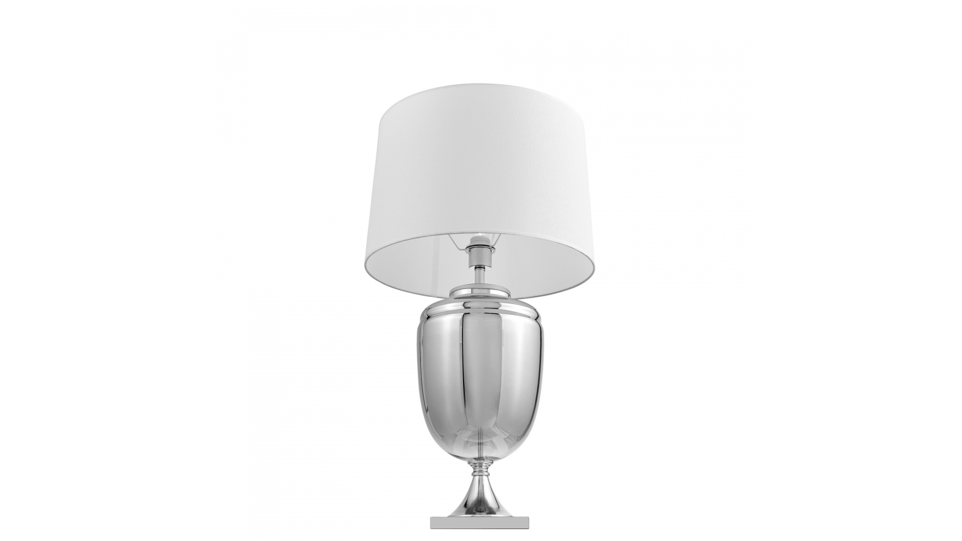 Настольная лампа Lumina Deco Olimpia LDT 304 CHR+WT