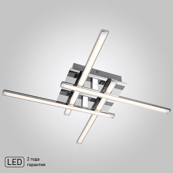 Потолочный светодиодный светильник Eurosvet 90019/4 хром
