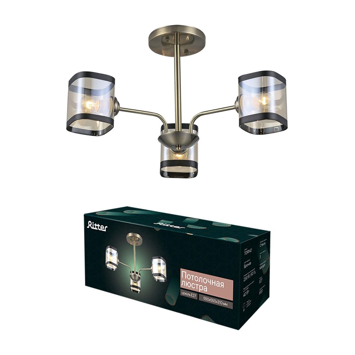 Люстра на штанге Ritter Torino 52551 6