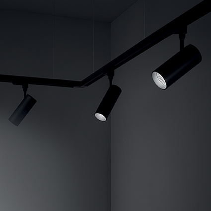 Трековый светодиодный светильник Ideal Lux Smile 15W Cri90 50 3000K Black 189987