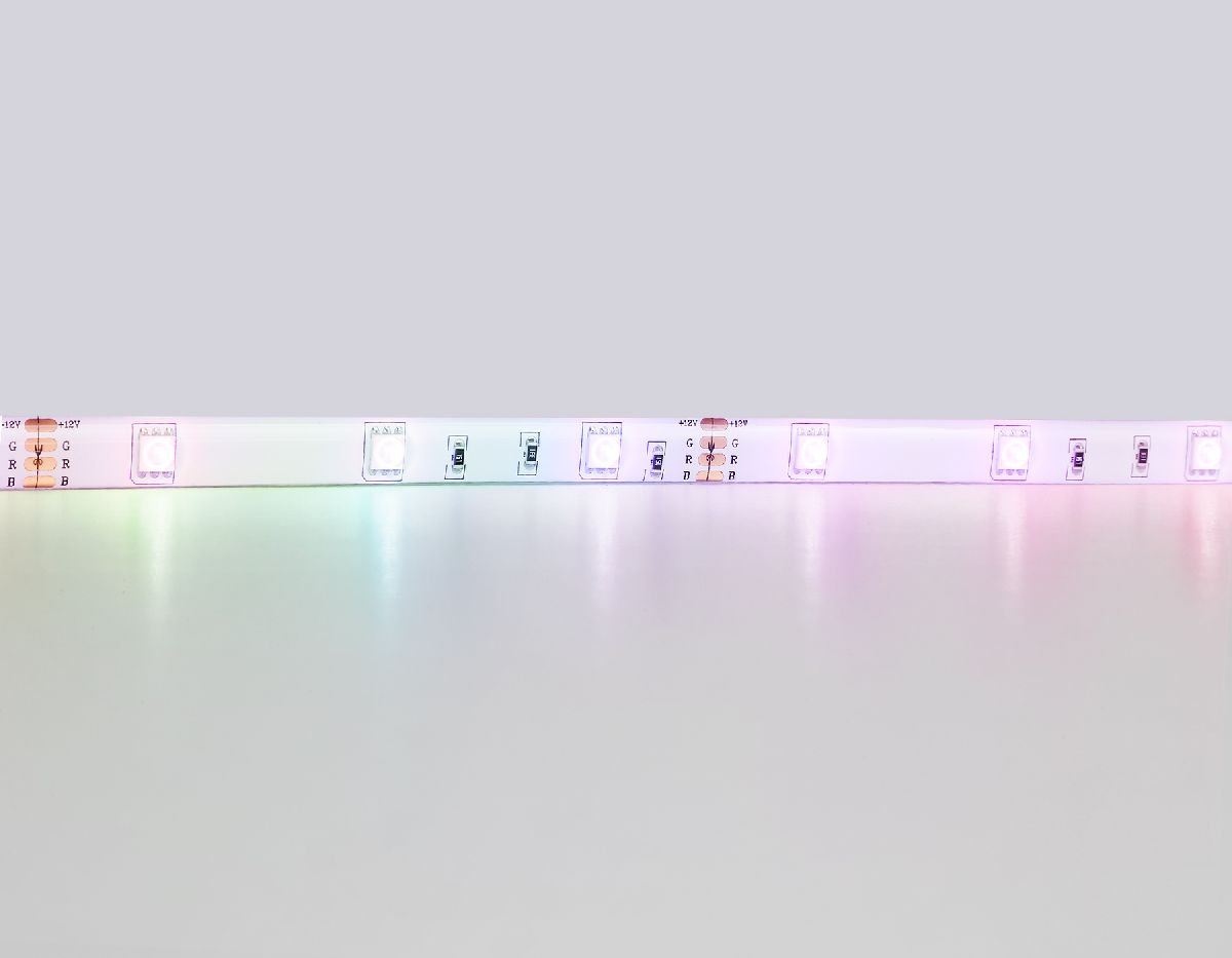 Светодиодная лента Ambrella Light LED Strip 12В 5050 7,2Вт/м RGB 5м IP65 GS2501
