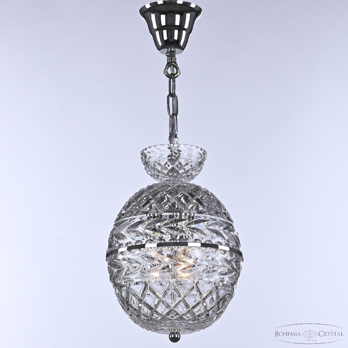 Подвесной светильник Bohemia Ivele Crystal 5480/20 Ni Clear/M-1F