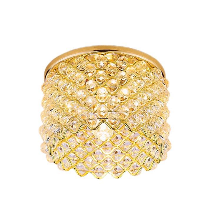 Встраиваемый светильник Ambrella Light Crystal D9060 G/CL