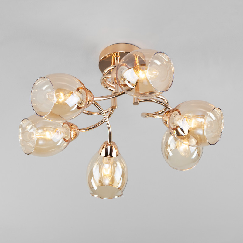 Люстра на штанге Eurosvet 30171/6 золото