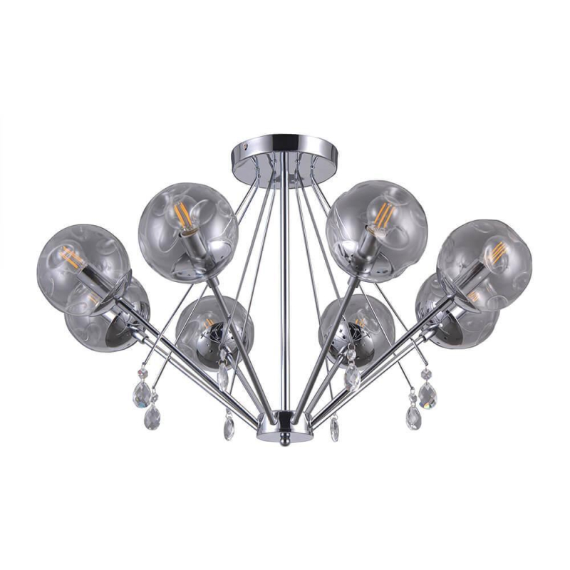 Потолочная люстра Lumien Hall Юнас 4029/8P-CR-CL