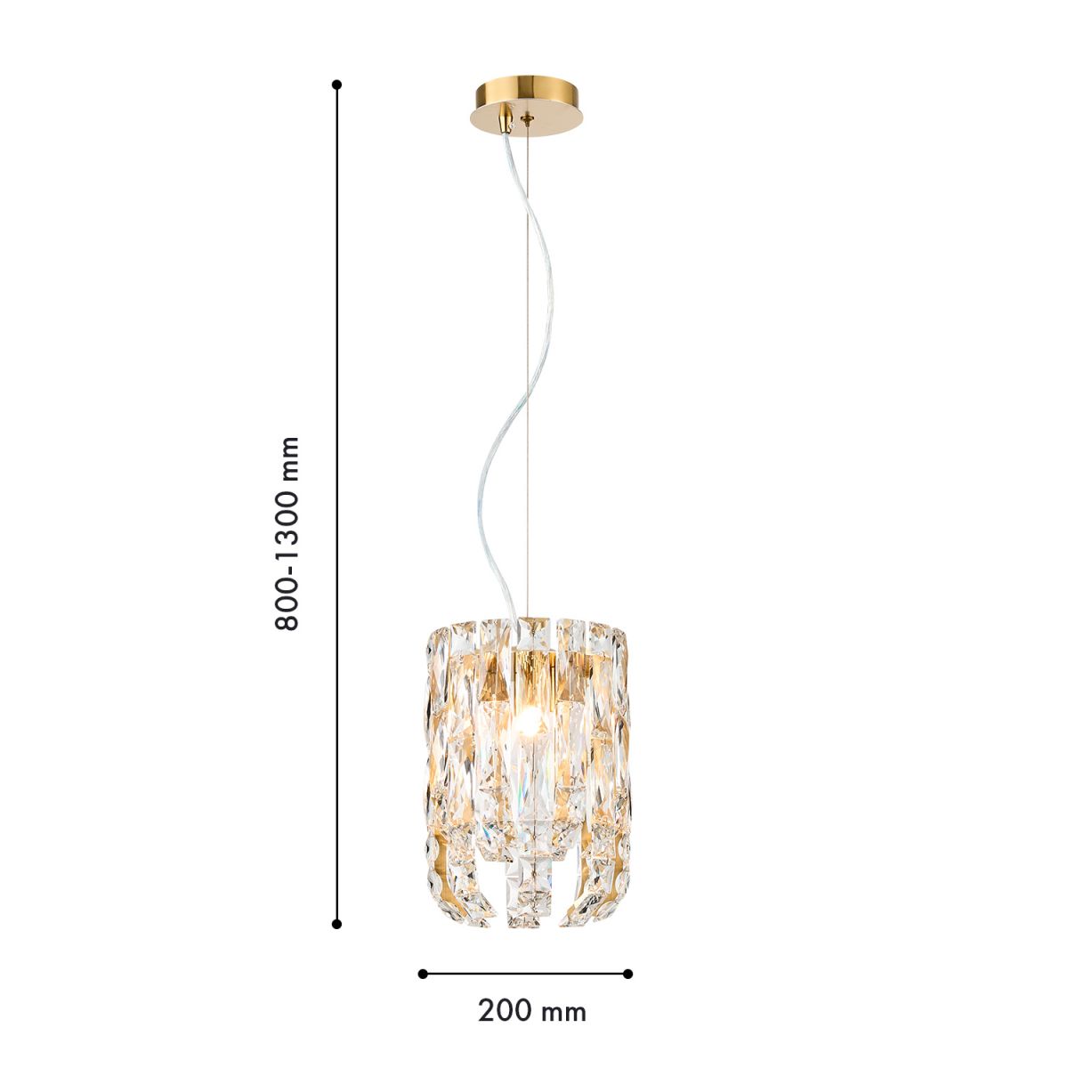 Подвесной светильник хрустальный Favourite Infinity 4721-4P
