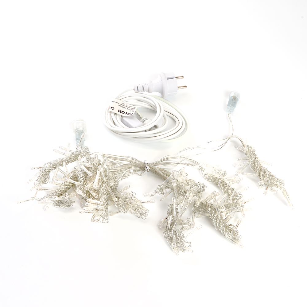 Уличная светодиодная гирлянда Feron CL18 230В 8Вт мультиколор 1,5м IP44 48172