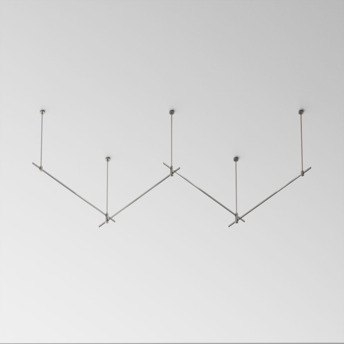 Основание Long двухуровневое на жестких подвесах для трековых светильников Maytoni Technical Flarity TFC-Flar-L02-PT