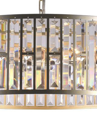 Подвесная люстра Lumien Hall Кароль 0003/8P-SRGD-CL