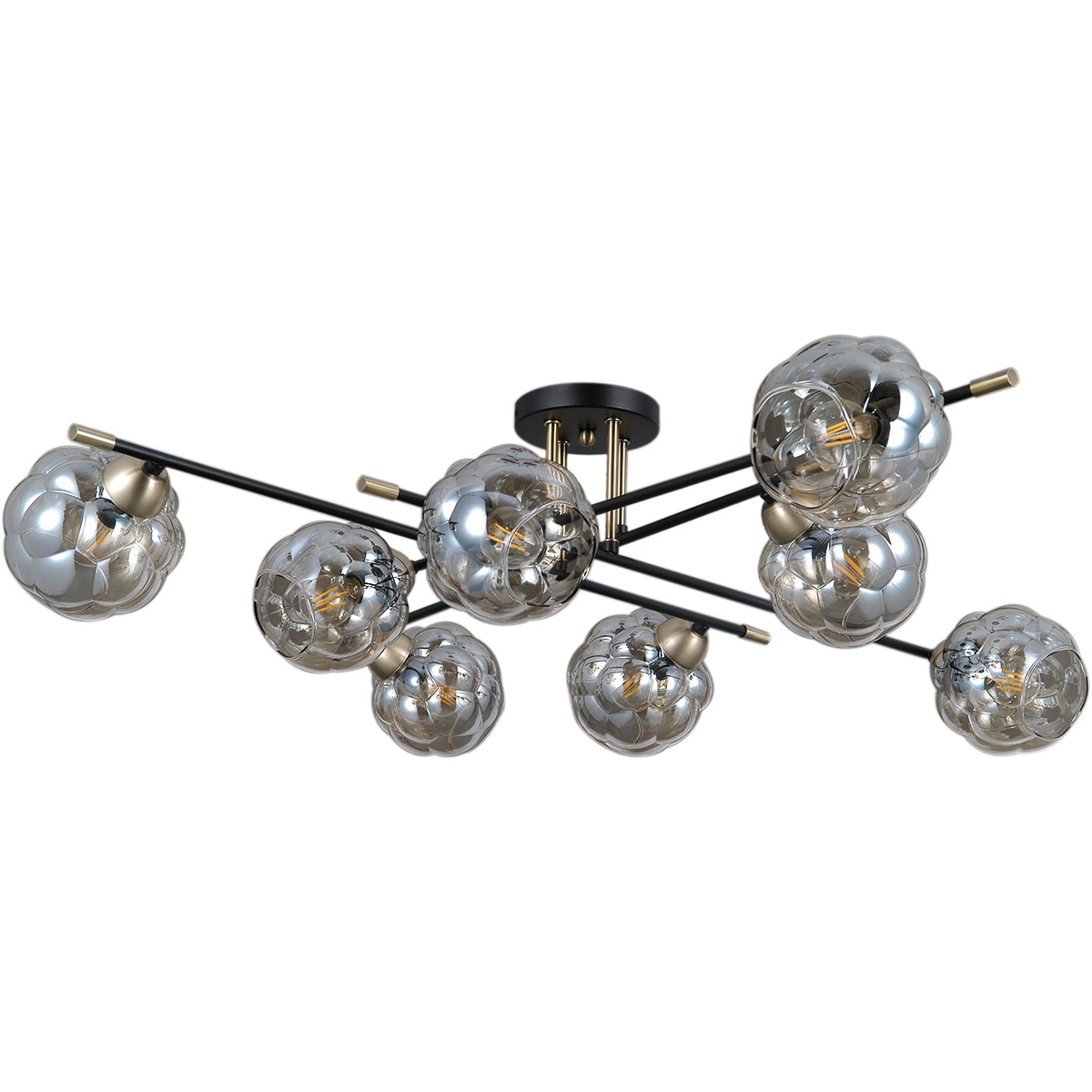 Люстра на штанге Illumico IL0442-8CSQ-79 BK