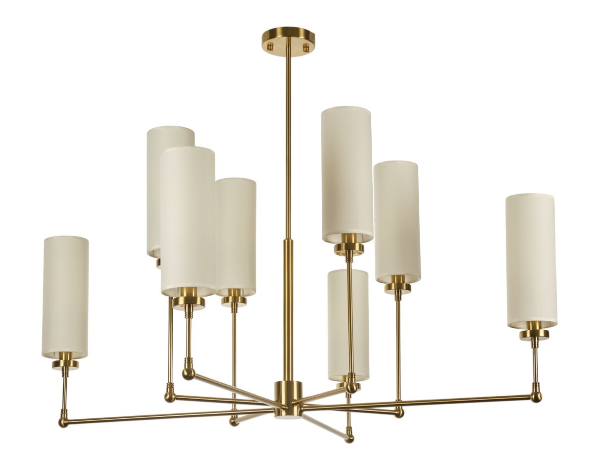 Люстра на штанге Myfar Richard MR2410-8C