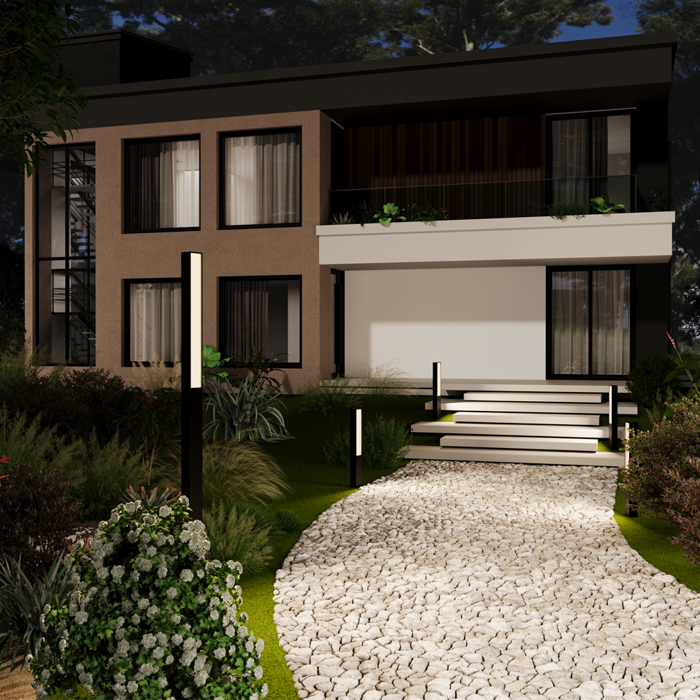 Ландшафтный современный Maytoni Blitz O470FL-L20GF3K