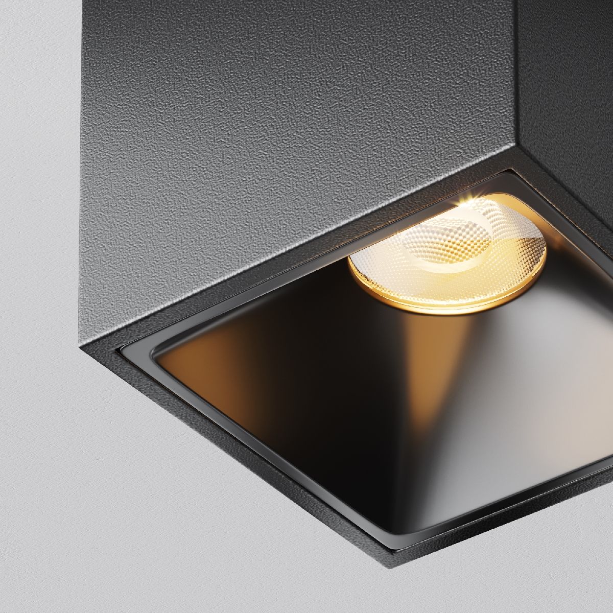 Накладной светильник Maytoni Alfa led C065CL-8W2.7K-SQ-B