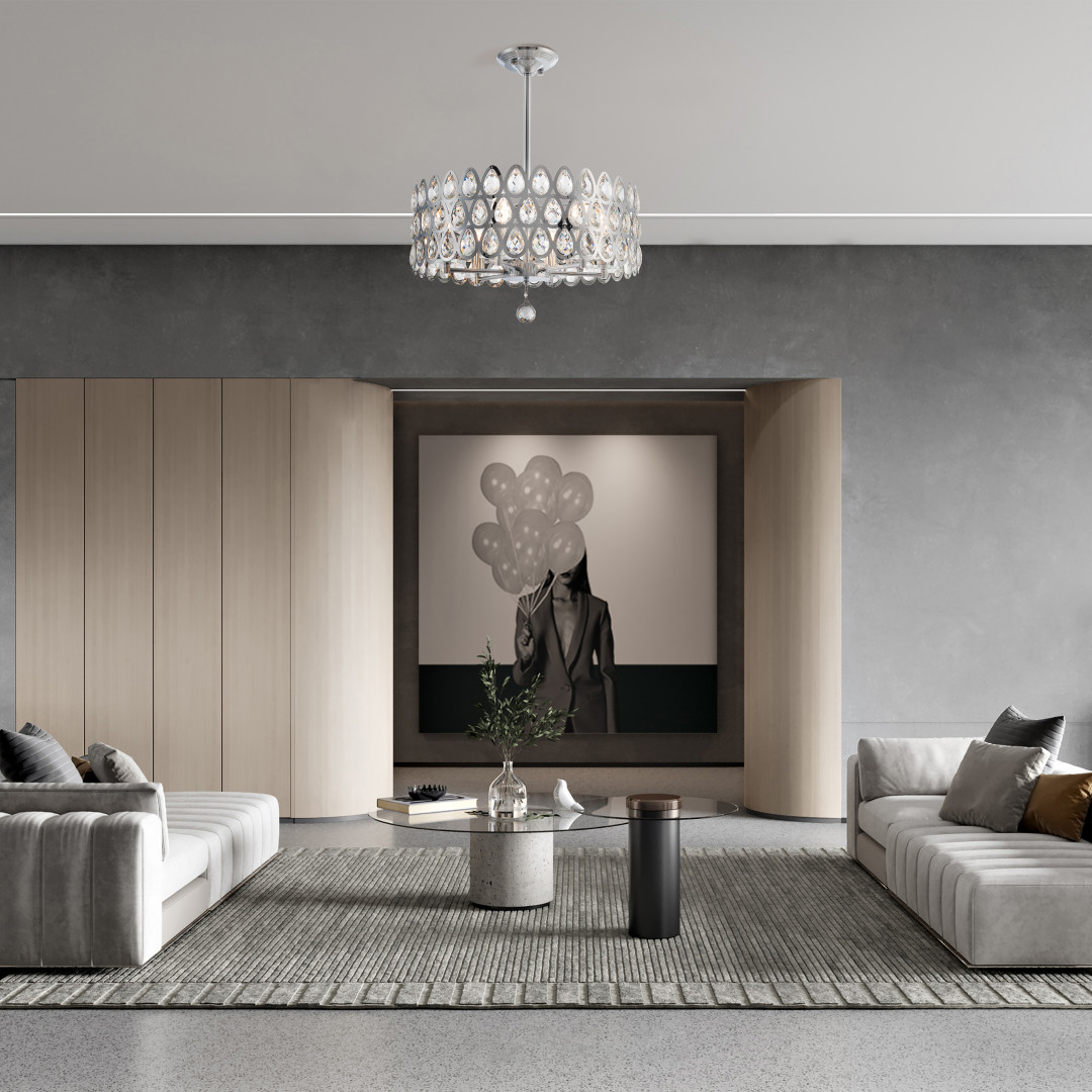 Люстра на штанге Arte Milano Sorrento 371019/6/300/490 CR