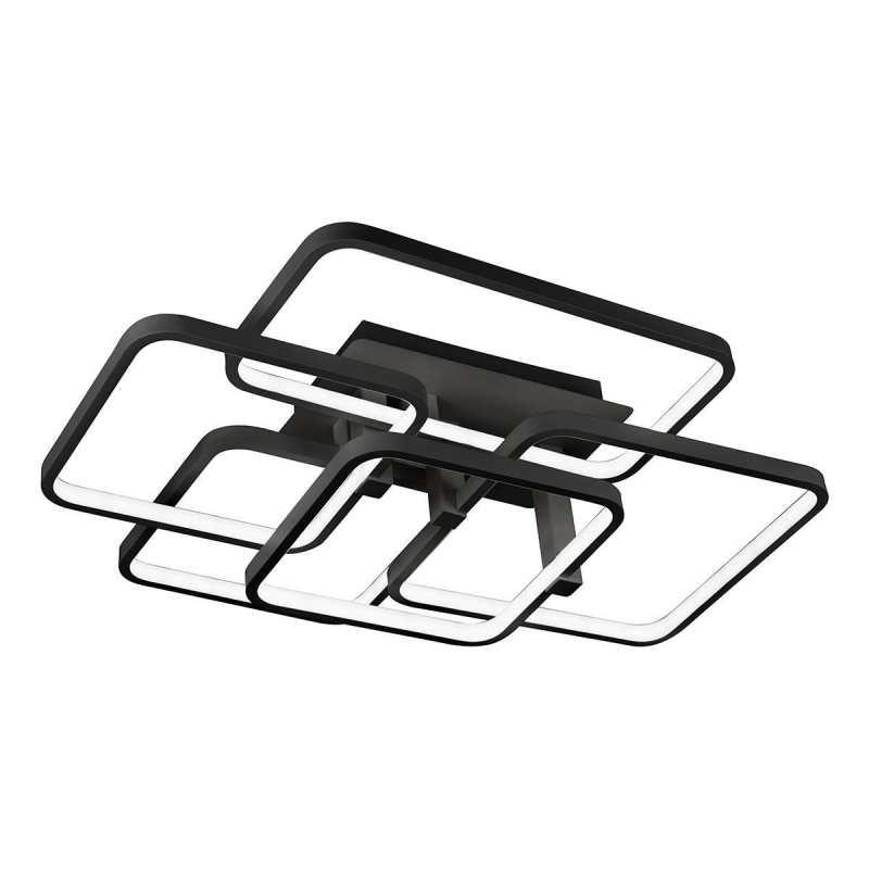 Потолочная светодиодная люстра с пультом iLedex Satellite 6813-5N-X-T BK