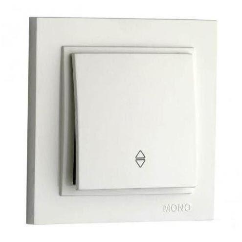 Выключатель одноклавишный проходной Mono Electric Despina 10А 250В слоновая кость 102-010025-109