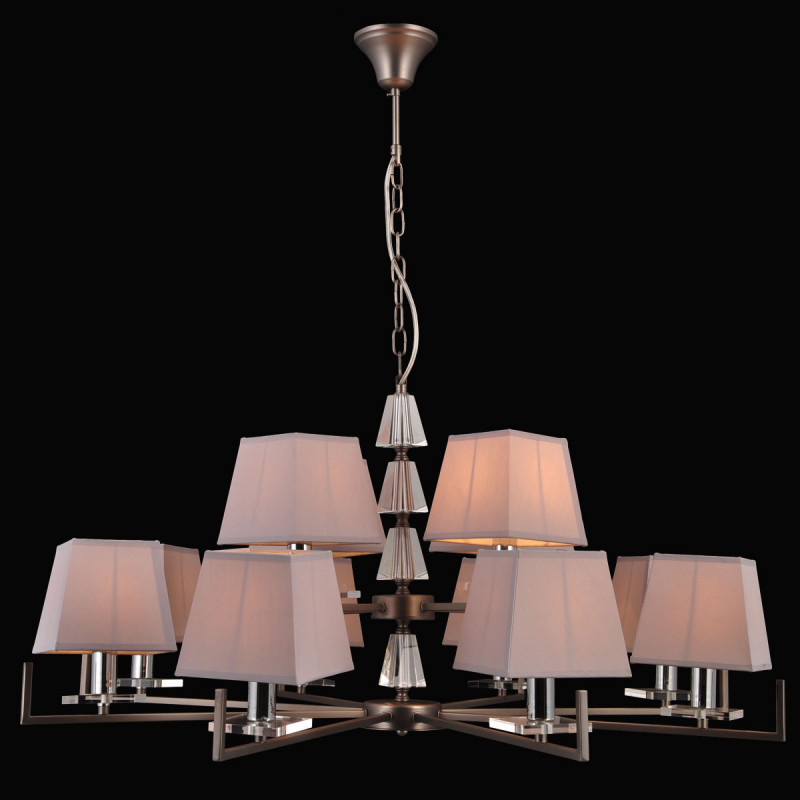 Подвесная люстра Natali Kovaltseva 75006/12C SILVER GRAY