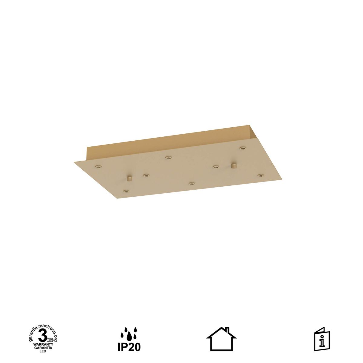 Основание потолочное 8L Mantra Modular Light Florones 9388