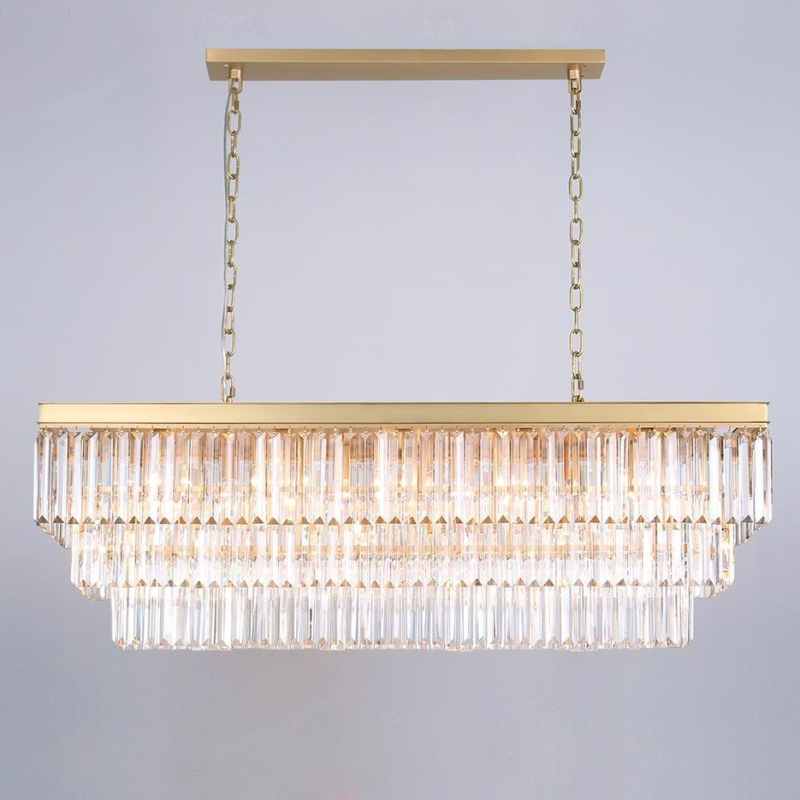 Подвесная люстра Newport 31116/S brass new М0064862