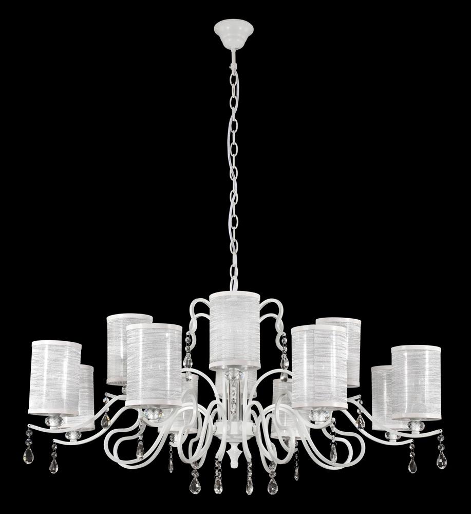 Подвесная люстра Crystal Lux Elisa White SP12