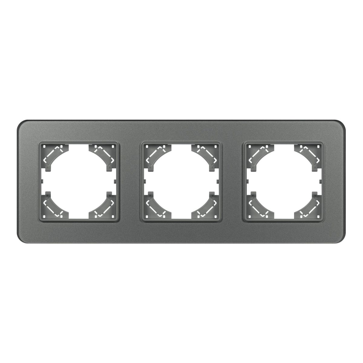 Рамка на 3 поста стеклянная Arlight FRM-OMALI-GS-3-GR 049698