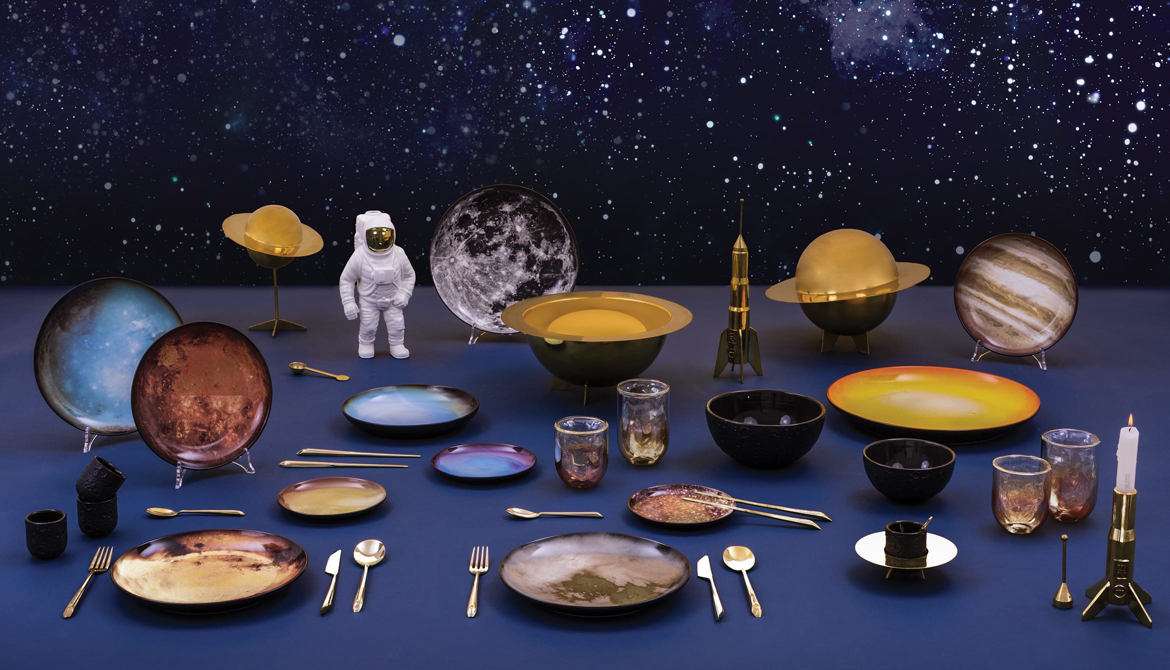 Тарелка Titian Seletti Cosmic Diner 10826