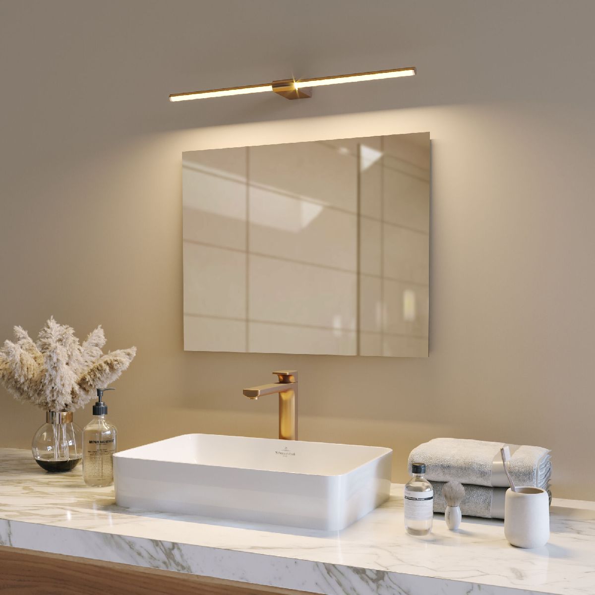 Подсветка для зеркал Elektrostandard Luar 40125/LED латунь 4690389193873 a062893