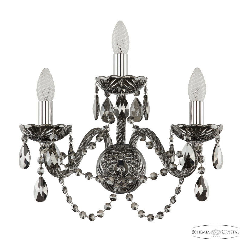 Бра Bohemia Ivele Crystal 1402B/2+1/160 Ni M781