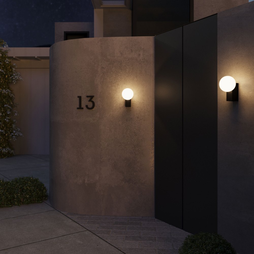 Уличный настенный светильник Elektrostandard Gravity 35166/U черный 4690389195099 a062885