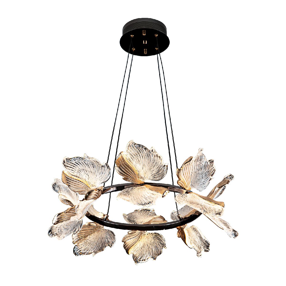 Подвесная люстра с дистанционным управлением Modelux ML.2412.600 BK